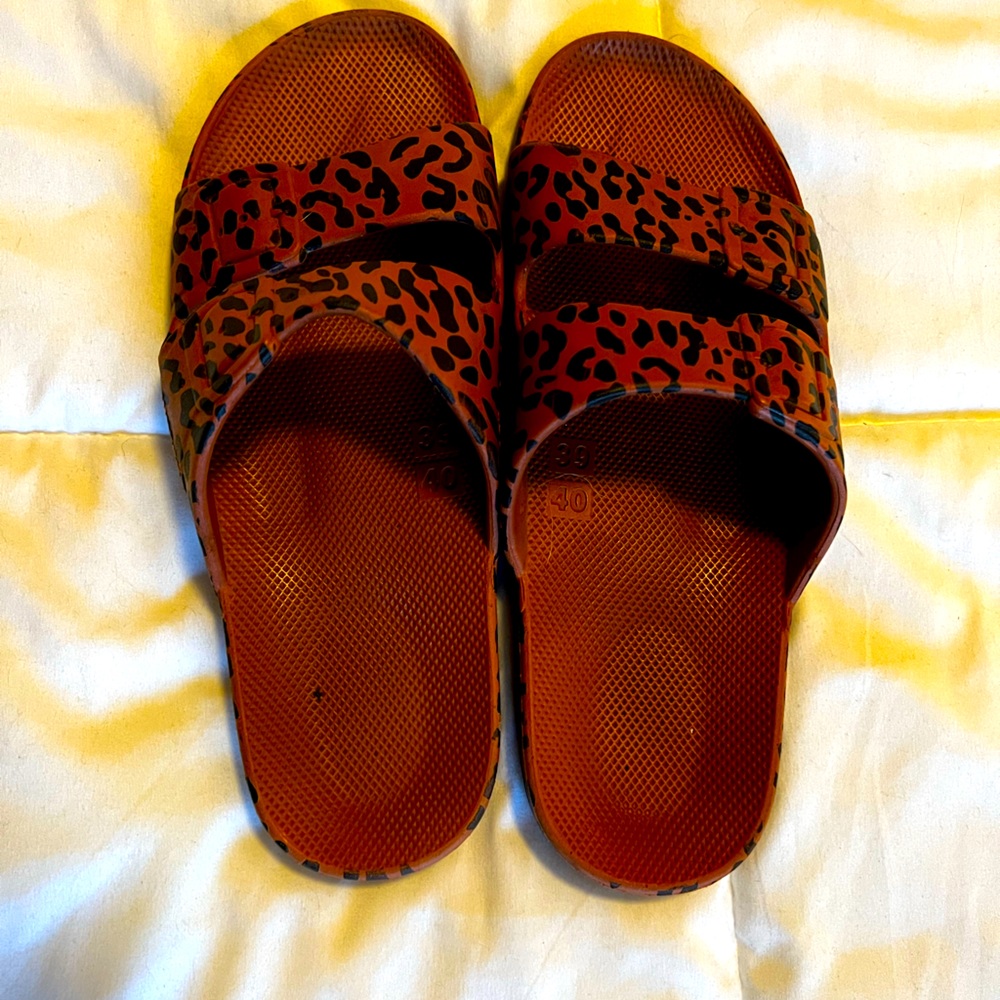 Leopard Anthropologie Sandal